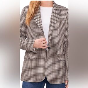 NWT Vince Camuto plaid blazer size L